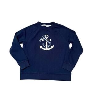 Janie and Jack Nautical Anchor Pullover Sweatshirt Size 5